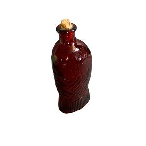 Wheaton Bitters Red Fish Glass Bottle 3 inch tall